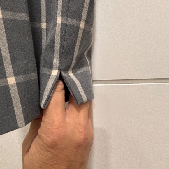 Cleo petites Everybody ankle pants grey and white size 10 petite - Picture 6 of 11